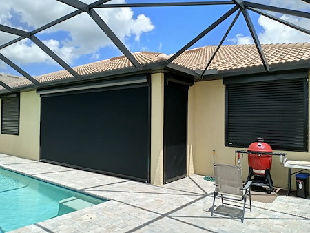 Is hurricane screen effective when installed over fixed screen