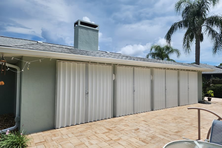 Bertha hv accordion shutters